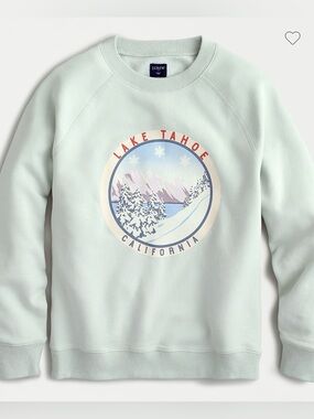 J. Crew Lake Tahoe Fleece Pullover Sweatshirt